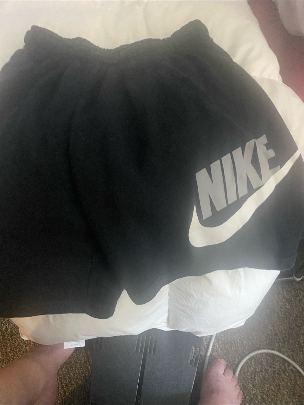 Nike Black Women's Athletic Shorts with Elastic Waist